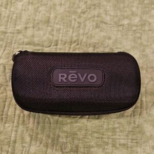 Revo Black Zippered Sunglasses Case